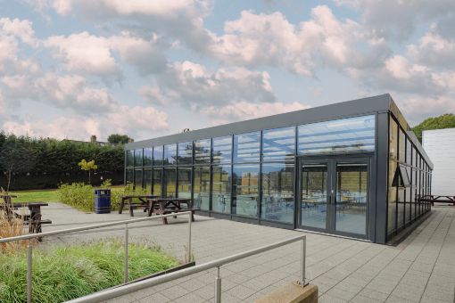 Glazed Dining Extension at Sydenham School