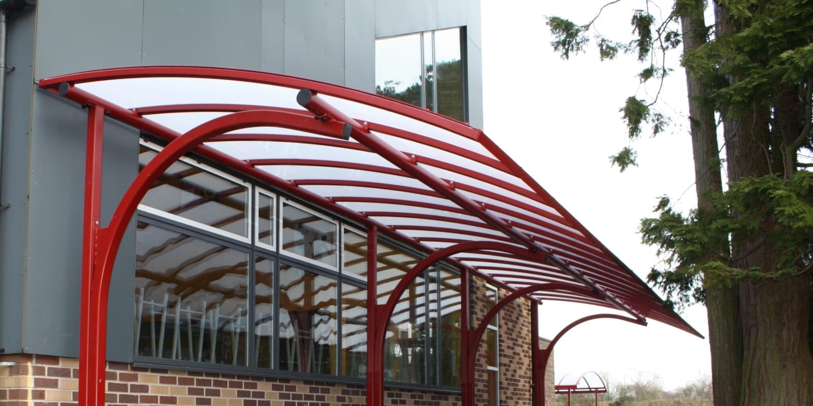 St John's Talbots School Cantilever Canopy