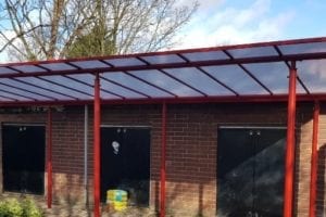 Shelter we fitted at Tulse Hill Early Years Centre