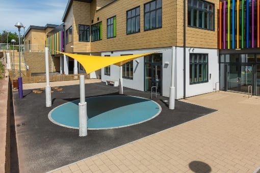 Sail we fitted at Pontprennau School