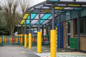 Shelter we designed for Oundle School