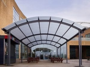 Shelter we designed for Blessed John Henry Newman