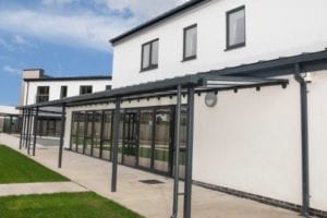 Shelter we designed for Hafod Y Gest Care Home