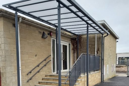 Canopy we fitted at Cirencester Primary School