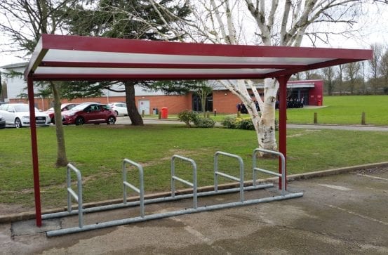 Myton School Cycle Shelter