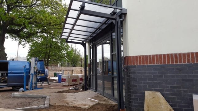 Willowbrook Carehome Entrance Canopy