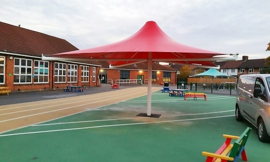 Umbrella Tensile Fabric Canopy