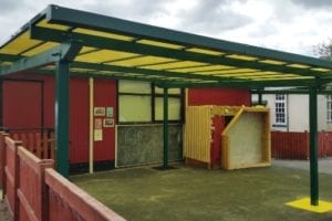 Shelter installed at Lower Heath School