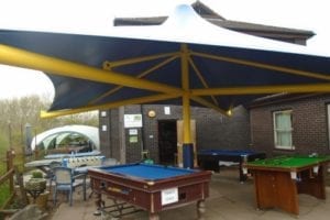 Canopy fitted at Droitwich Spa School