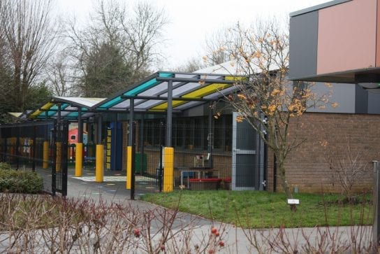 Oundle Primary School Colourful Canopies