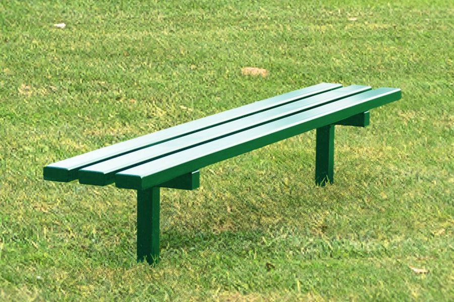 Green Steel Bench