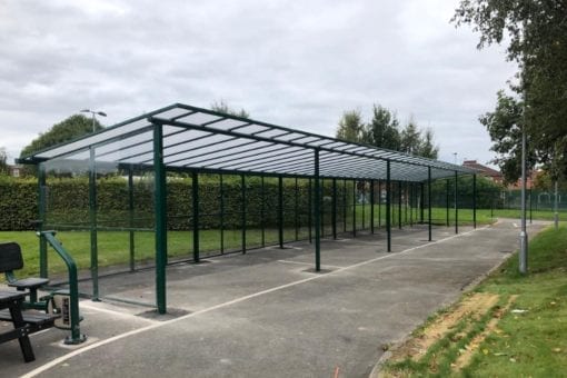 Playground canopy we made for Droylsden Academy