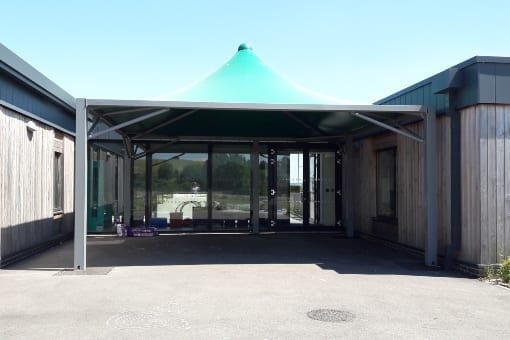 Canopy we designed for Greentrees Primary School