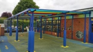 Shelter designed for Whitegate Primary School