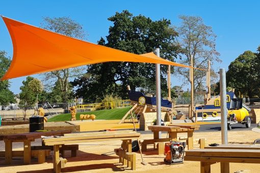 Shade Sail at West Ham Park