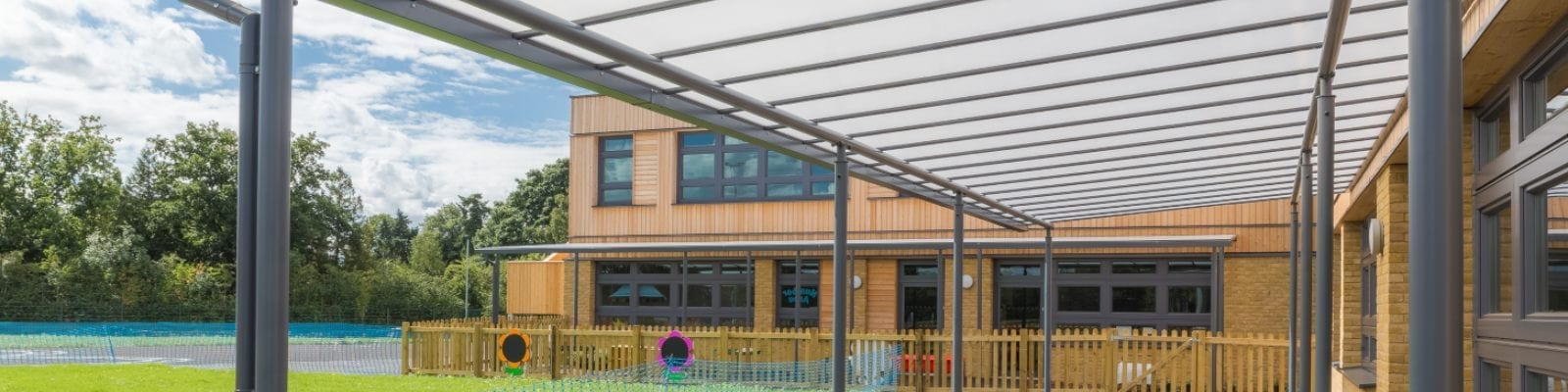 Playground canopy we made for Simon Balle All Through School