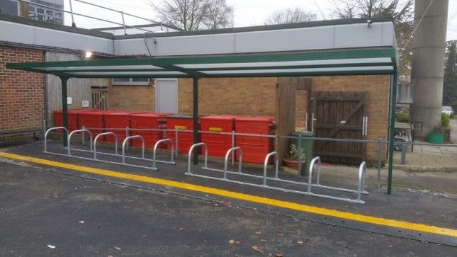 St Josephs Catholic School Cycle Shelter