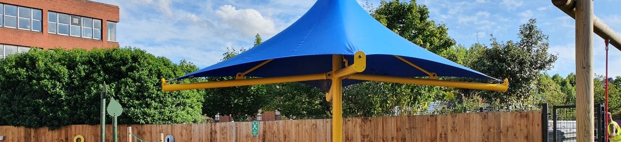 Umbrella Canopy at Charles Darwin Primary School