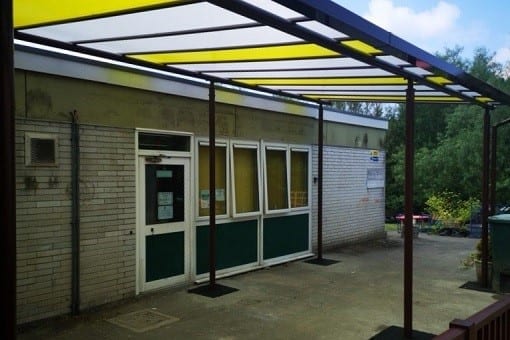 Shelter we made for Chaddlewood Primary School