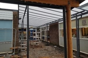 Shelter we fitted at St Andrews CE Primary School