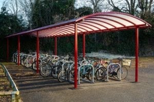 Bike store we installed at Myton School