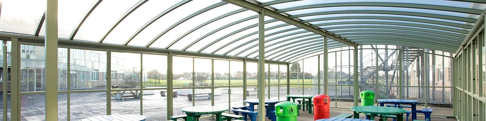 Our Lady's RC High School Outdoor Dining Area