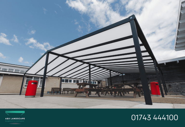 covered dining canpy carnforth school