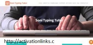 Soni Typing Tutor Crack + Serial Key Free Download 2020